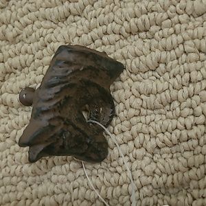 Set of 4 metal horse knobs